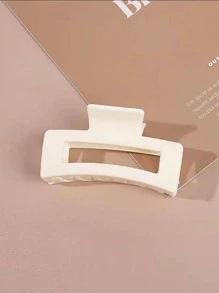 Set de 5 pinzas para el cabello, para recogidos, coletas y peinados semi-recogidos de mujer, pinzas de plástico, excelentes para uso al aire libre, casual y de citas, regalo para mujer, accesorios para el cabello, pinzas de pelo, pinzas de presión, clips para el cabello, artículos escolares, clips para el cabello de otoño e invierno para outfits de vacaciones de mujer - Multicolor - Ver 7