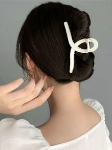 Set de 5 pinzas para el cabello, para recogidos, coletas y peinados semi-recogidos de mujer, pinzas de plástico, excelentes para uso al aire libre, casual y de citas, regalo para mujer, accesorios para el cabello, pinzas de pelo, pinzas de presión, clips para el cabello, artículos escolares, clips para el cabello de otoño e invierno para outfits de vacaciones de mujer - Multicolor - Ver 4