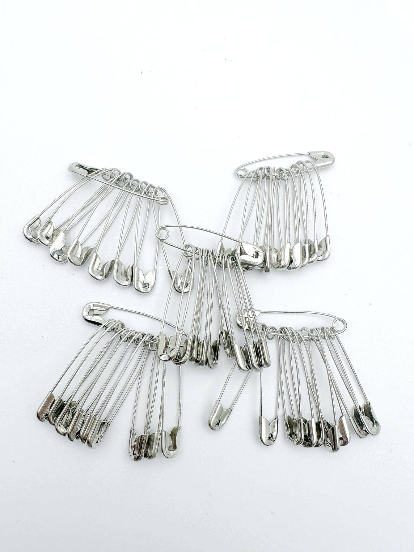 50pcs/set #1 Safety Pins - Apricot - View 1