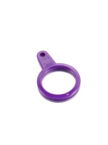 1 件組專業珠寶工具戒指心軸棒指規戒指尺寸測量器測量英國/美國尺寸適合 DIY 珠寶尺寸工具套裝 - 紫色 - 查看 6