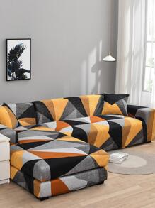 1 pieza Funda de sofá con patrón geométrico sofá moderno poliéster para casa - Multicolor - Ver 1