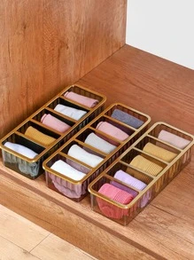 1 hộp đựng đồ lót trong suốt - Nhiều màu - Xem 2