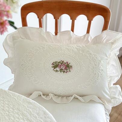 1 Thêu Hoa Xù Viền Đệm Mà Không Chất Độn, hiện đại Thiết Kế Thêu Đệm Trang Trí Dành Cho Giường, Ghế Sofa