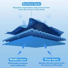 1pc Outdoor Cooling Quick-drying Portable Fitness Towel - Hot Pink - View 5