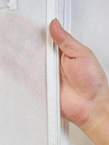 1 件装便携式新款白色无纺布礼服袋婚纱袋长裙收纳袋180cm衣服罩保护防尘学校用品大学宿舍学生衣柜收纳袋内衣/打包必需品/衣服收纳罩衣服收纳袋防尘罩衣柜收纳袋挂衣服裙子衬衫外套衣柜收纳袋