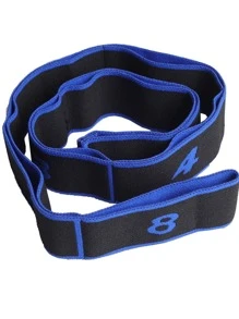 1pc Number Pattern Yoga Resistance Band - Blue - View 4