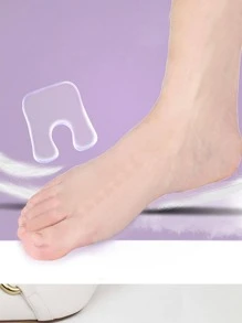 2入組透明鞋透明耐磨時尚配件適用於高跟鞋 - 無色 - 查看 1