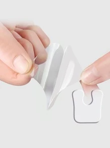 2入組透明鞋透明耐磨時尚配件適用於高跟鞋 - 無色 - 查看 2