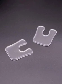 2入組透明鞋透明耐磨時尚配件適用於高跟鞋 - 無色 - 查看 5