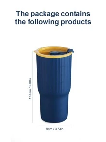 WORTHBUY 1 Miếng 650 ML Nhựa Con Lật đật Với Nắp , Du lịch xách tay Chai Đối với Nước Nước ép Nước uống - Màu xanh hải quân - Xem 3