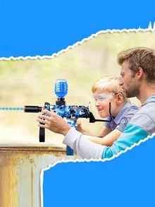 1pc ABS Crystal Ball Gun, Modern Gun Toy For Outdoor - Blue - View 5
