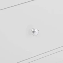 MERAX Kitchen Cart Of 4 Wheels With 2 Drawers And 3 Open Shelves, Kitchen Island With Rubber Wood Top For Dinning Room - 白色 - 查看 8