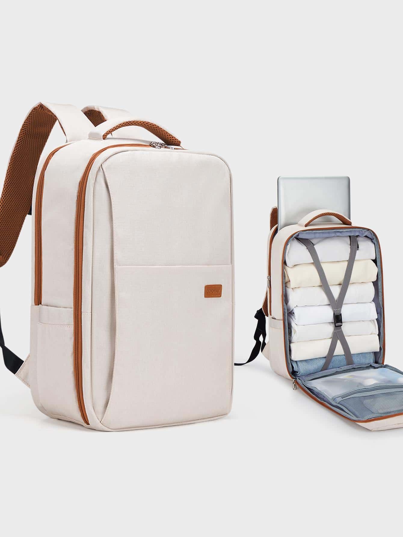 Floless 筆記本電腦背包大號旅行背包女式，隨身攜帶背包遠足背包防水戶外完美適合戶外旅行運動，輕便，便攜