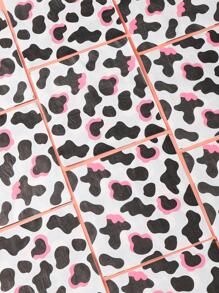 24入組/套奶牛圖案一次性餐巾現代紙質一次性餐巾紙適合派對、假日 - 彩色 - 查看 3