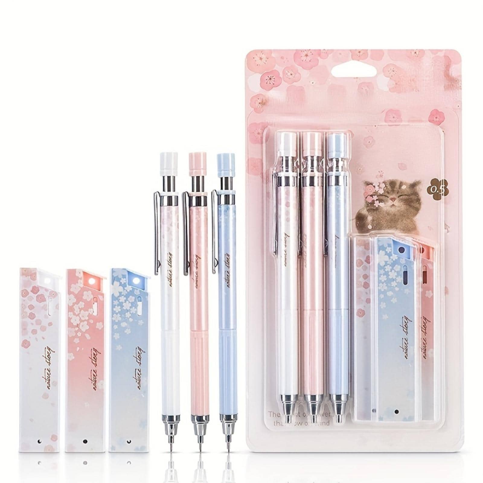 1set Mechanical Pencil & Refill - Multicolor - View 1