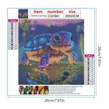 1套烏龜圖案DIY鑽石畫無框現代PMMA DIY鑽石畫家居裝飾 - 彩色 - 查看 2