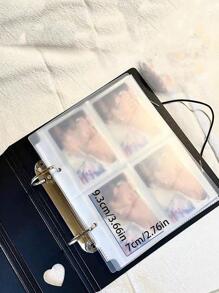 1入組素色相冊帶鬆緊帶腰封 - 白色 - 查看 2