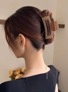 5件装女士交叉波浪设计休闲发爪，适合日常夏季佩戴，可作发夹、发卡、发夹、发圈、发饰、抓发夹等，是上学、大学、秋冬季节女性度假必备发饰，也适合海滩度假等场合。 - 彩色 - 查看 6
