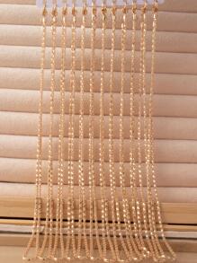 12pcs/set Minimalist Chain Necklace - Yellow Gold - View 2