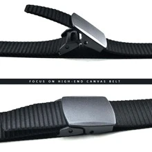 1 cái Thắt lưng băng tự động dành cho nữ có khóa tự động cho cuộc sống hàng ngày - màu đen - Xem 5