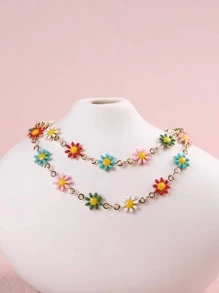 Trang trí hoa Boho Vòng cổ đính cườm cho phụ nữ để trang trí hàng ngày - Nhiều màu - Xem 2