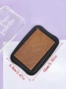 1 件复古印台 返校,返校,学校用品 - 棕色 - 查看 2