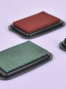 1pc Vintage Ink Pad Back To School,Back To School,School Supplies - Multicolor - View 6