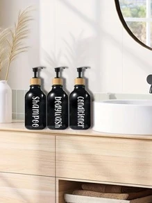 Hộp đựng kem dưỡng da hình chữ cái 3 cái - màu nâu - Xem 2