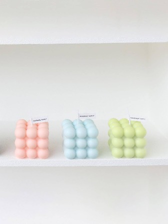 1pc Magic Cube Design Scented Candle