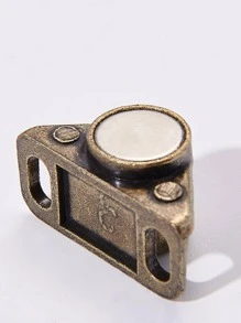 1pc Magnet Cabinet Door Catch Magnetic Furniture Door Stopper Strong Powerful Magnet Latch Cabinet - Gold - View 7