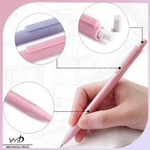 14pcs Mechanical Pencil & Eraser & Pencil Lead Set - Multicolor - View 7