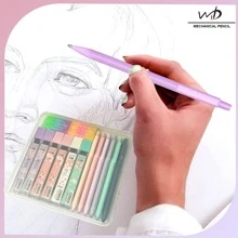 14pcs Mechanical Pencil & Eraser & Pencil Lead Set - Multicolor - View 10