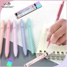 14pcs Mechanical Pencil & Eraser & Pencil Lead Set - Multicolor - View 9