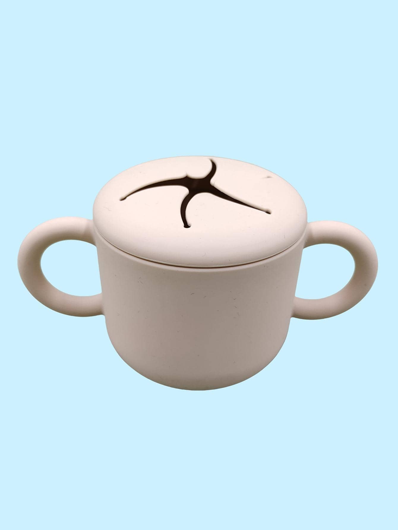 1pc Solid Color Silicone Cup