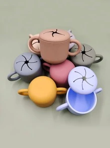 1pc Solid Color Silicone Cup