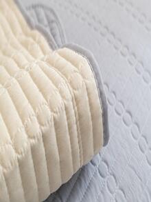 1入組素色蕾絲裝飾沙發毛巾現代面料寵物友好型多尺寸家用毛巾套 - 淺灰色 - 查看 5