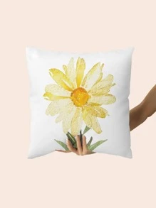 4 Hoa & Chữ Đồ Họa Đệm, Vải Dệt Sáng Tạo Trang Trí Vỏ Gối Cho Gia Đình - Nhiều màu - Xem 2