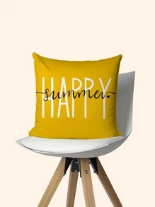 4 Hoa & Chữ Đồ Họa Đệm, Vải Dệt Sáng Tạo Trang Trí Vỏ Gối Cho Gia Đình - Nhiều màu - Xem 3