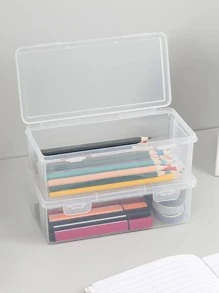1入組透明鉛筆盒 - 無色 - 查看 3