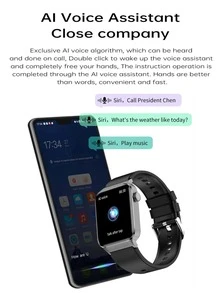 1pc Black TPU Strap Sporty Water Resistant Heart Rate Monitoring Calorie Counter Sleep Tracking Square Dial Smart Watch, Compatible With iOS & Android - Black - View 8