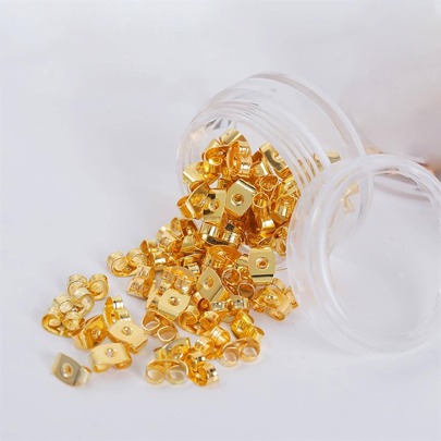 1box Fashionable DIY Earring Back Stopper For Women For DIY Jewelry Making