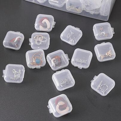 10入組透明首飾收納盒