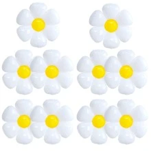 10 piezas Globo decorativo con diseño de flor