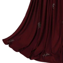 Rhinestone trang trí khăn thời trang - Màu Đỏ Sâu - Xem 2