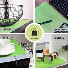 4pcs Refrigerator Liner Mat Washable, Refrigerator Mat Liner Waterproof Oil-proof, Fridge Liner - Green - View 2