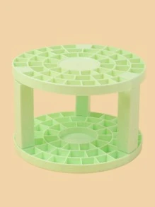 1pc Multi-layer Paint Brush Storage Rack - Green - View 4