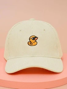 Duck Embroidered Baseball Cap - Beige - View 2
