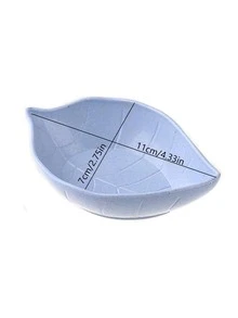 1入組樹葉形狀調料碟 - 藍色 - 查看 3