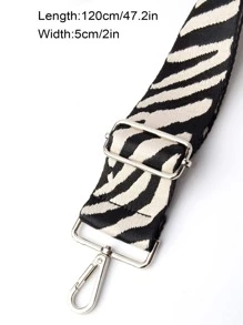 可調節斑馬紋袋帶手提包肩背包可調節便攜式包飾，時尚耐用，適用於新手和白領工人，適用於少女、女性、大學生包袋禮物