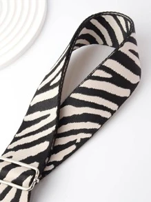 可調節斑馬紋袋帶手提包肩背包可調節便攜式包飾，時尚耐用，適用於新手和白領工人，適用於少女、女性、大學生包袋禮物